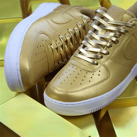 air force 1 sneaker gold.